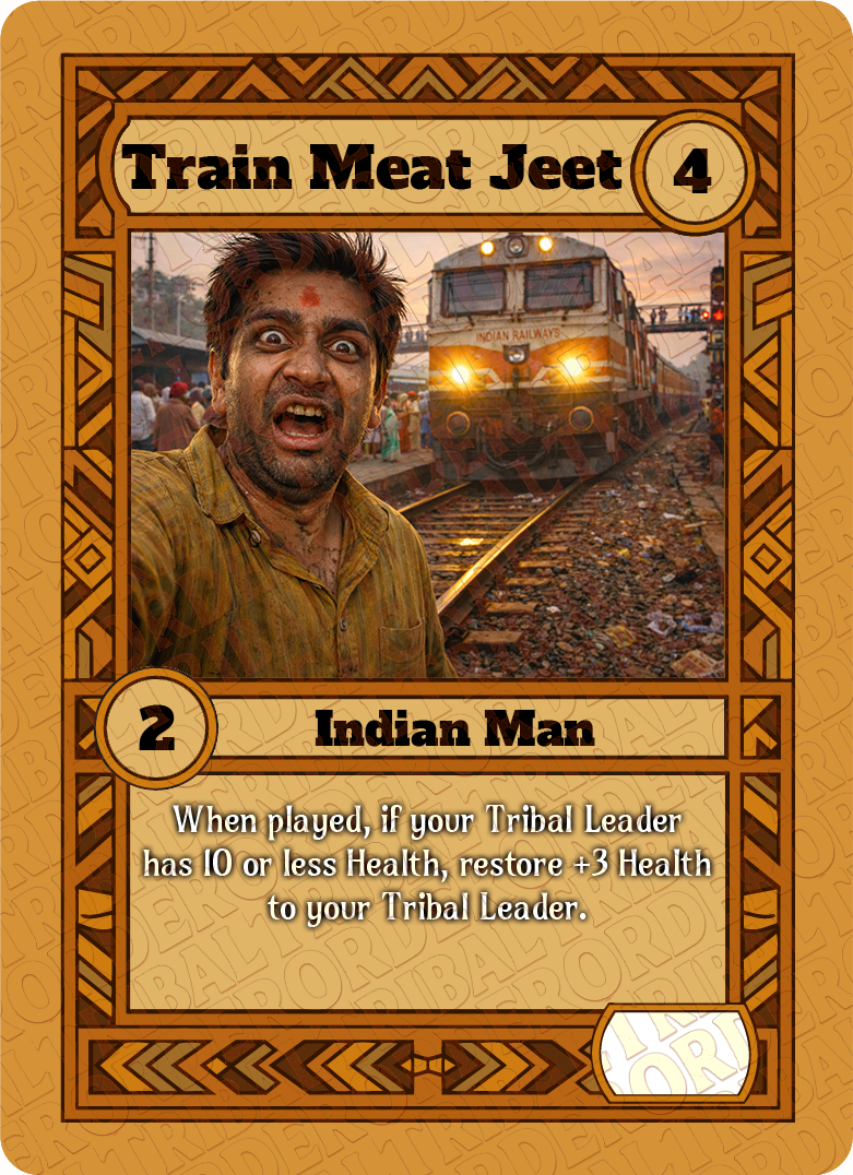 Train Meat Jeet card art