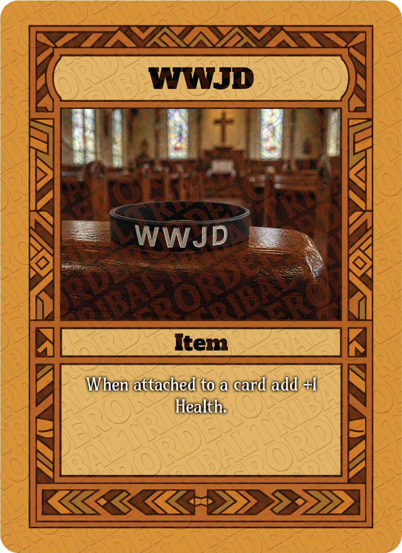 WWJD card art