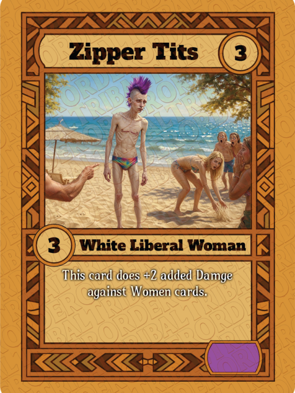 Zipper Tits card art