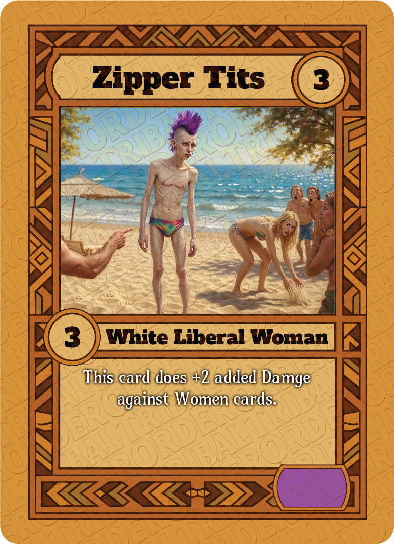 Zipper Tits card art