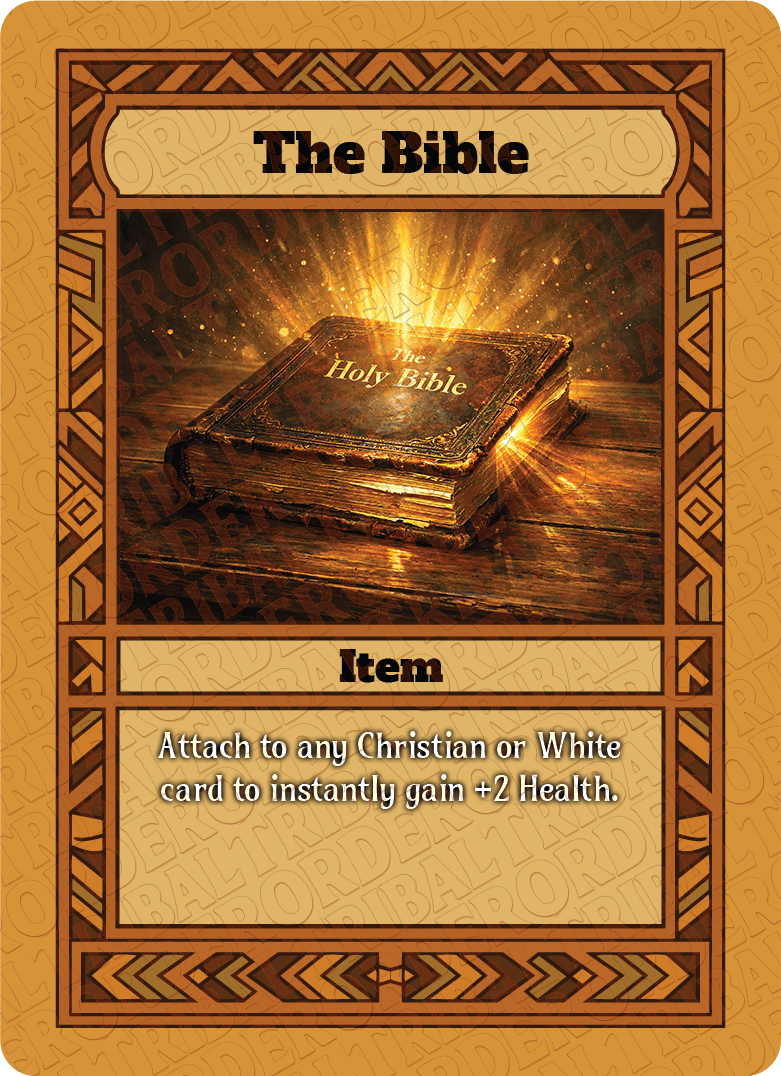 The Bible card art