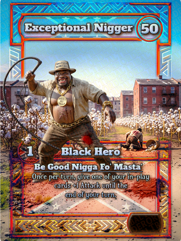 Exceptional Nigger card art